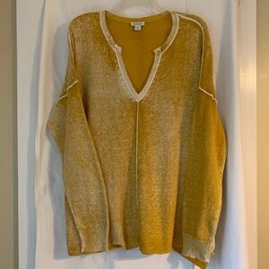 Sundance Mustard Yellow Sweater